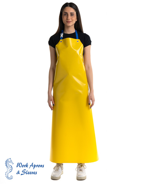 Star – Αδιάβροχη ολόσωμη κίτρινη Pol/PVC ποδιά