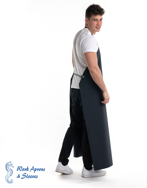 Soft – Αδιάβροχη ολόσωμη πολυεστερική μπλε ποδιά