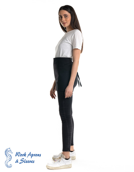 Waist apron – Μαύρη ποδιά μέσης με δύο τσέπες
