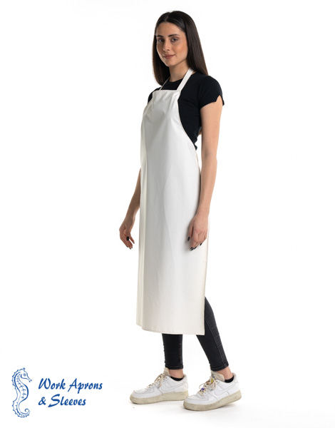 Divine – Αδιάβροχη λευκή ποδιά με αντοχή σε μύκητες/βακτήρια