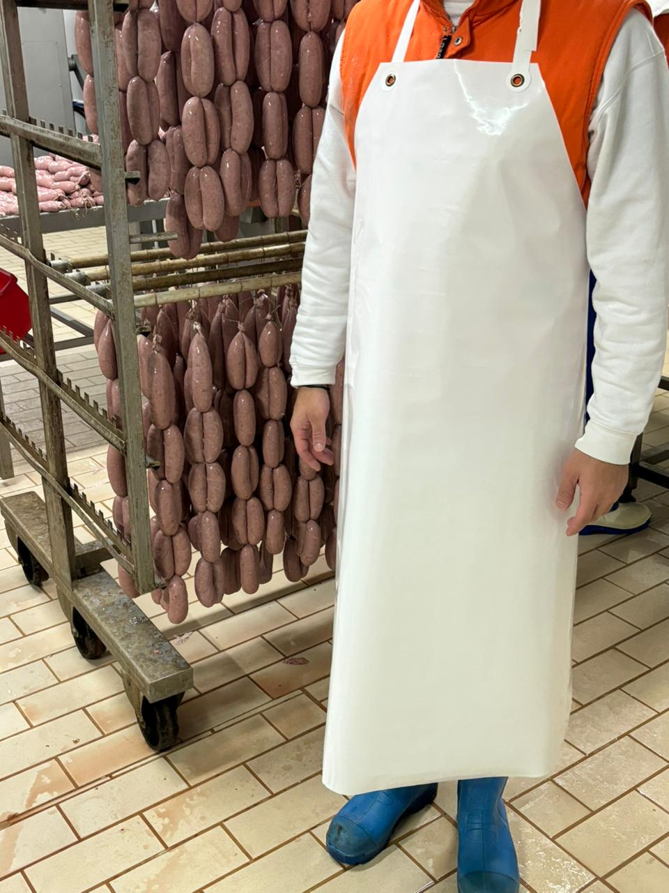 Foodline – Αδιάβροχη λευκή ποδιά πολυουρεθάνης